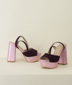 Purple Ibiza Sandals