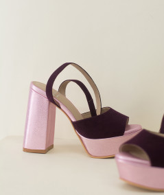Purple Ibiza Sandals