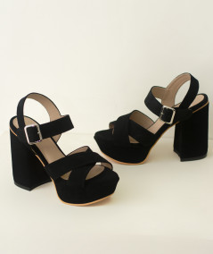 Black Mallorca Sandals