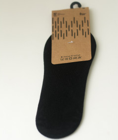 Invisible black socks