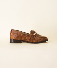 Florencia brown leather loafers