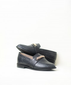Black Florencia Loafers