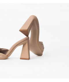 Rebeca nude leather sandals