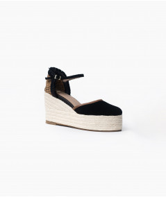 Micaela black spadrilles