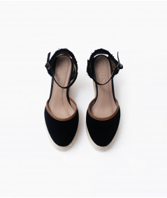Micaela black spadrilles