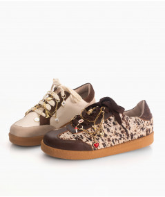 Charm Cowboy cadena doble
