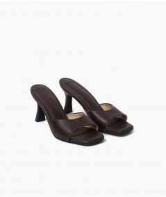 Carina leather mule sandals