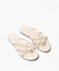 Flop vanilla leather sandals