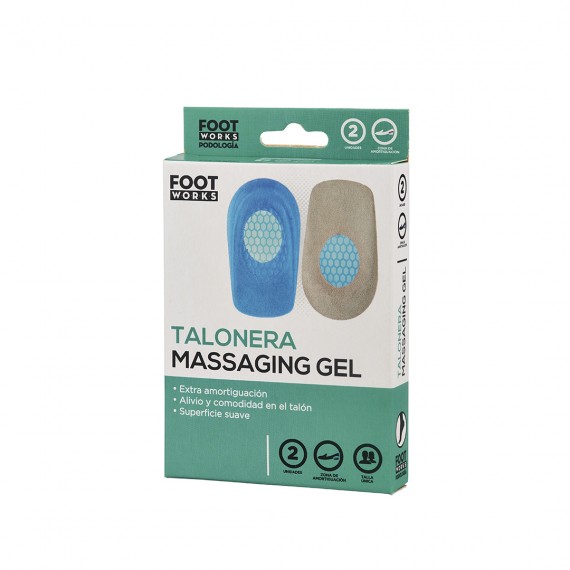 FOOT WORKS® - Massaging Gel Heel Pad