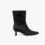 Botin de cuero Coline Negro