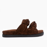 Sandalias Sorento de cuero chocolate