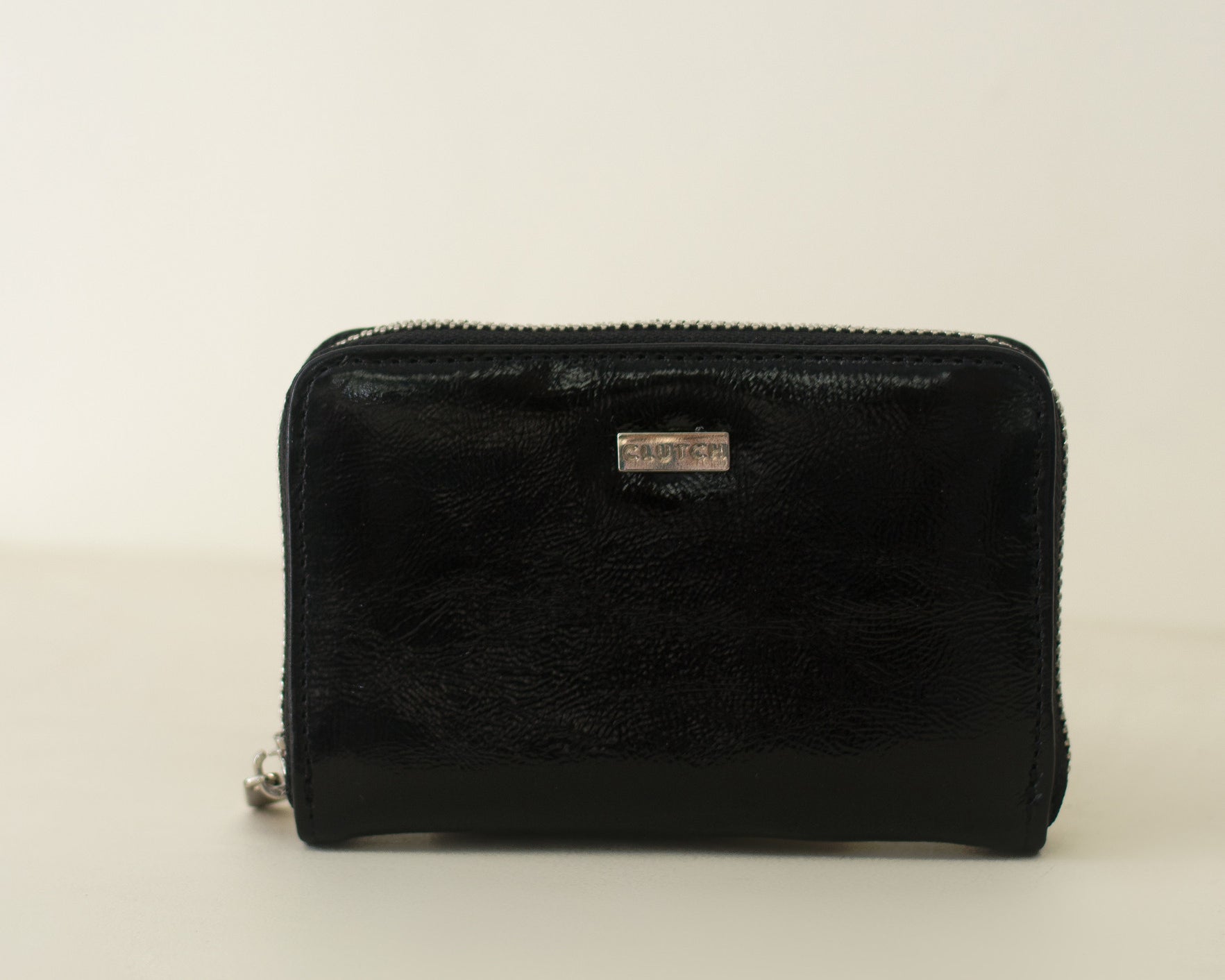 Billetera de cuero con cierre