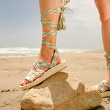 Sandalias Capri Vichy Verde