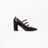 Pumps de cuero Georgina negro