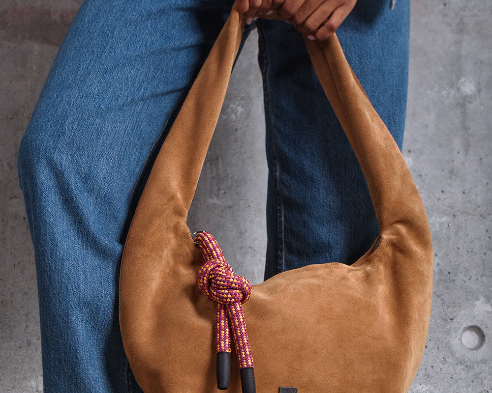 Cartera Paulina de cuero