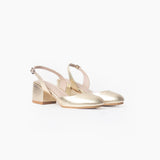 Camille Pumps midi dorado