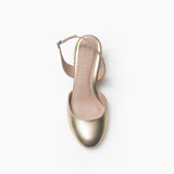 Camille Pumps midi dorado