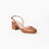 Camille Pumps midi caramelo
