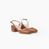 Camille Pumps midi caramelo