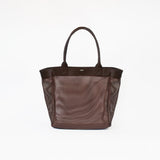 Cartera Malta de cuero y malla