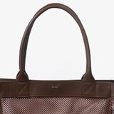 Cartera Malta de cuero y malla