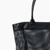 Cartera Malta de cuero y malla