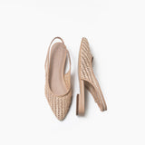 Flats Coco rafia natural