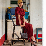 Carina mules de cuero chocolate