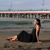 Sandalias Flip de cuero rojo