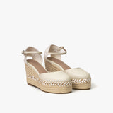 Alpargatas Creta High soguilla blanca