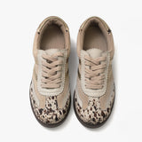 Fausta Zapatillas de cuero print