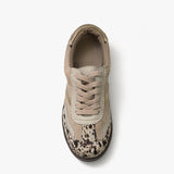 Fausta Zapatillas de cuero print