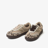 Fausta Zapatillas de cuero print