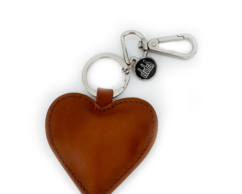Llaveros de cuero corazón