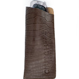 Estuche para lentes de cuero