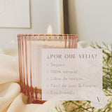 VELIA® Vela Perlada - Blanca