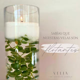 VELIA® Vela Perlada - Blanca