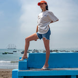 Carina mules de cuero vainilla