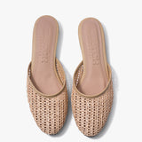 Flats Ana rafia Beige