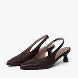 Stilettos Aura chocolate brown x MINIMALENTE