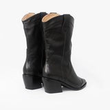 Austin botas de cuero negro