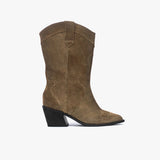 Austin botas de cuero Taupé