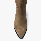 Austin botas de cuero Taupé