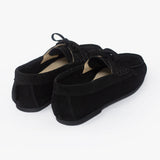 Bruna mocasines de cuero negro