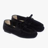 Bruna mocasines de cuero negro