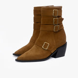 Botin de cuero Cairo Habano