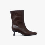 Botin de cuero Coline chocolate