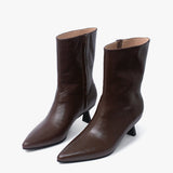 Botin de cuero Coline chocolate