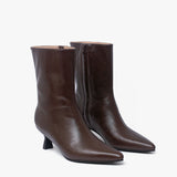 Botin de cuero Coline chocolate