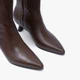 Botin de cuero Coline chocolate